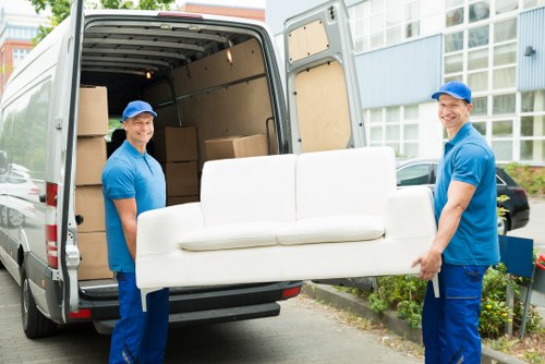 Man with a van vehicle ready for a local move in Ilford