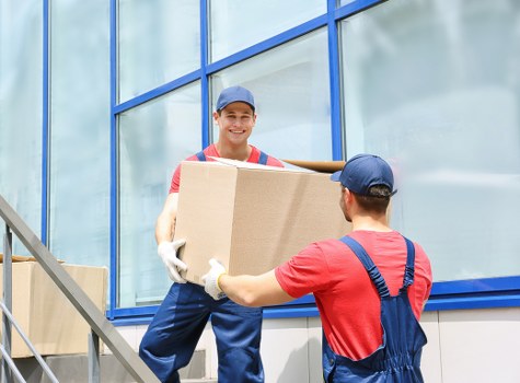 Moving van service supporting a home move in Ilford