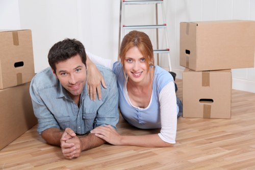House removals in Ilford with careful handling of boxes and furniture