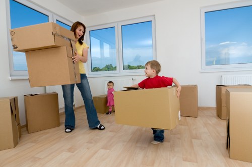 Business relocation team coordinating an office move in Ilford