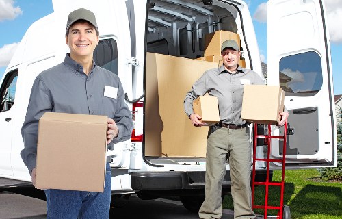 Preparation and booking section for a man with a van service