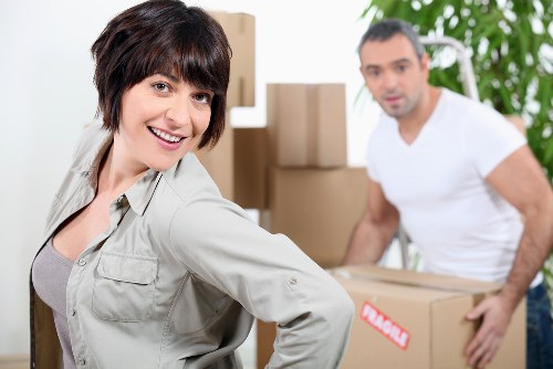 Packing materials and organised boxes used in Ilford moving services