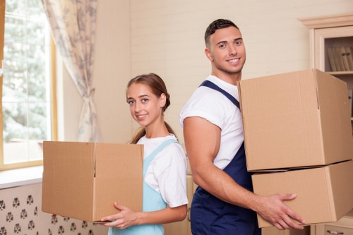 Unpacking boxes and setting up a new property in Ilford
