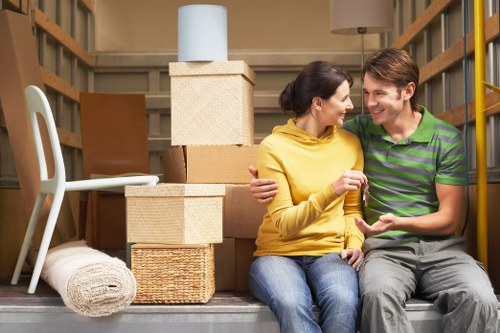 Careful handling of large furniture during an Ilford home move